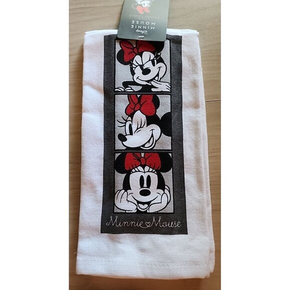 Disney Minnie Mouse 2 Pack Kitchen Towel 16 x 26" 100% Cotton NEW - Picture 6 of 7
